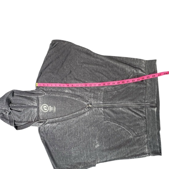 Hang Ten Short Sleeve Gray Hoodie Size XL - Picture 3 of 8
